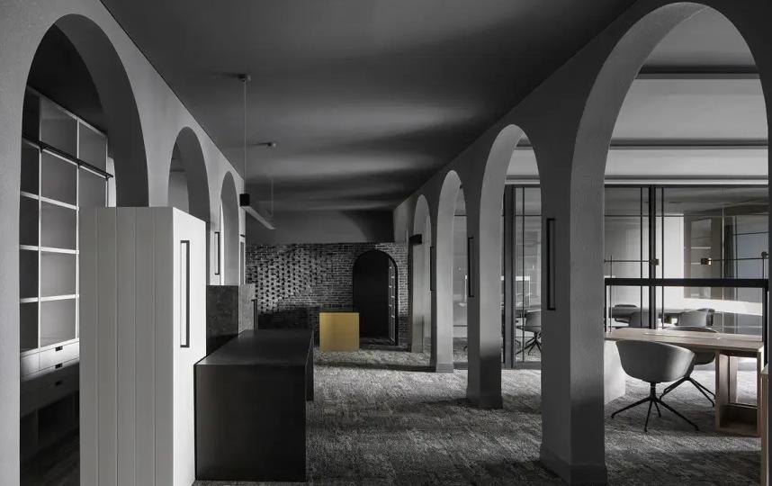 黑白灰色彩设计,灰色搭配各种颜色的设计图案