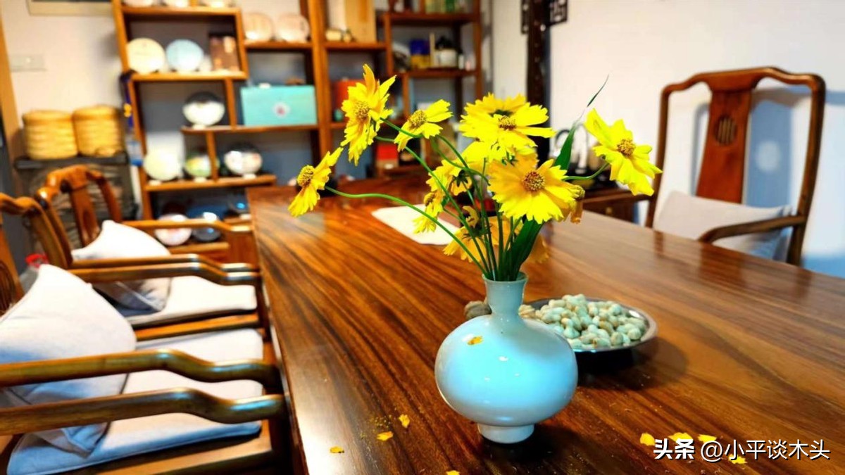 实木大板桌子用什么木头,新中式实木大板桌子