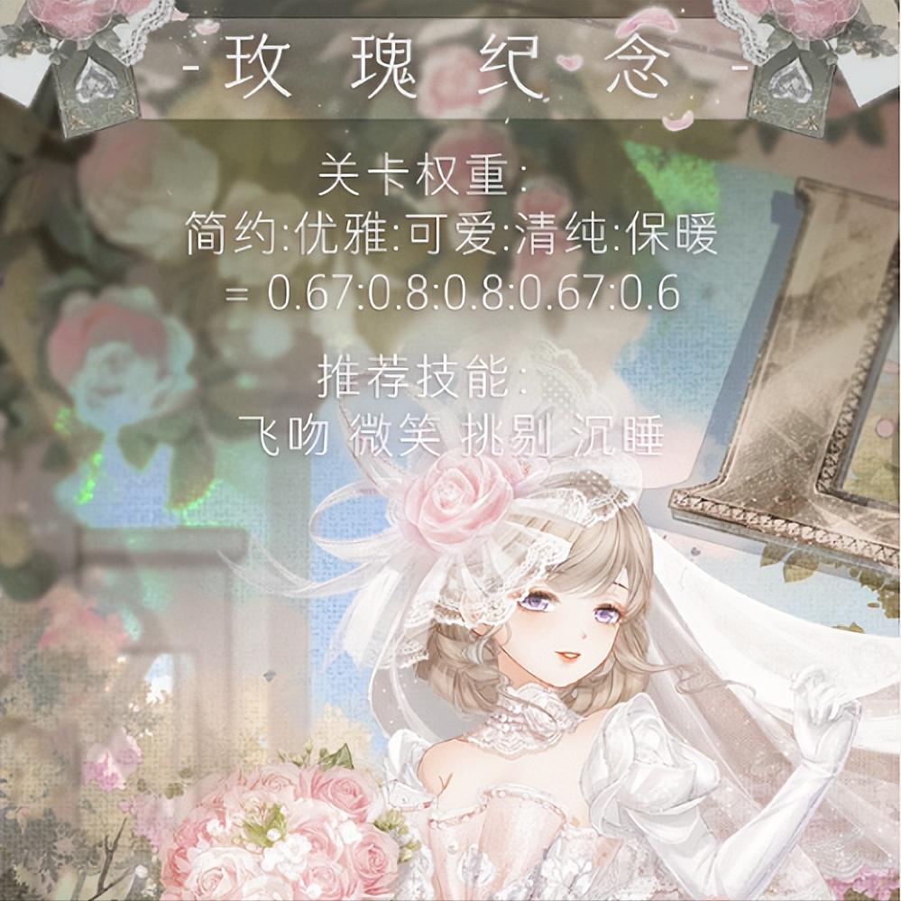 奇迹暖暖玫瑰纪念,奇迹暖暖璀璨庆典高分攻略