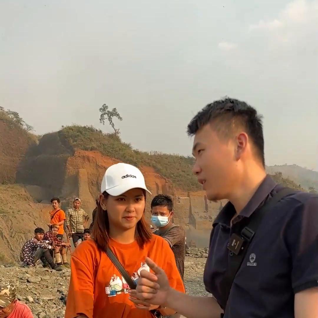 翡翠原石挑战冰种视频,挑战矿区淘翡翠