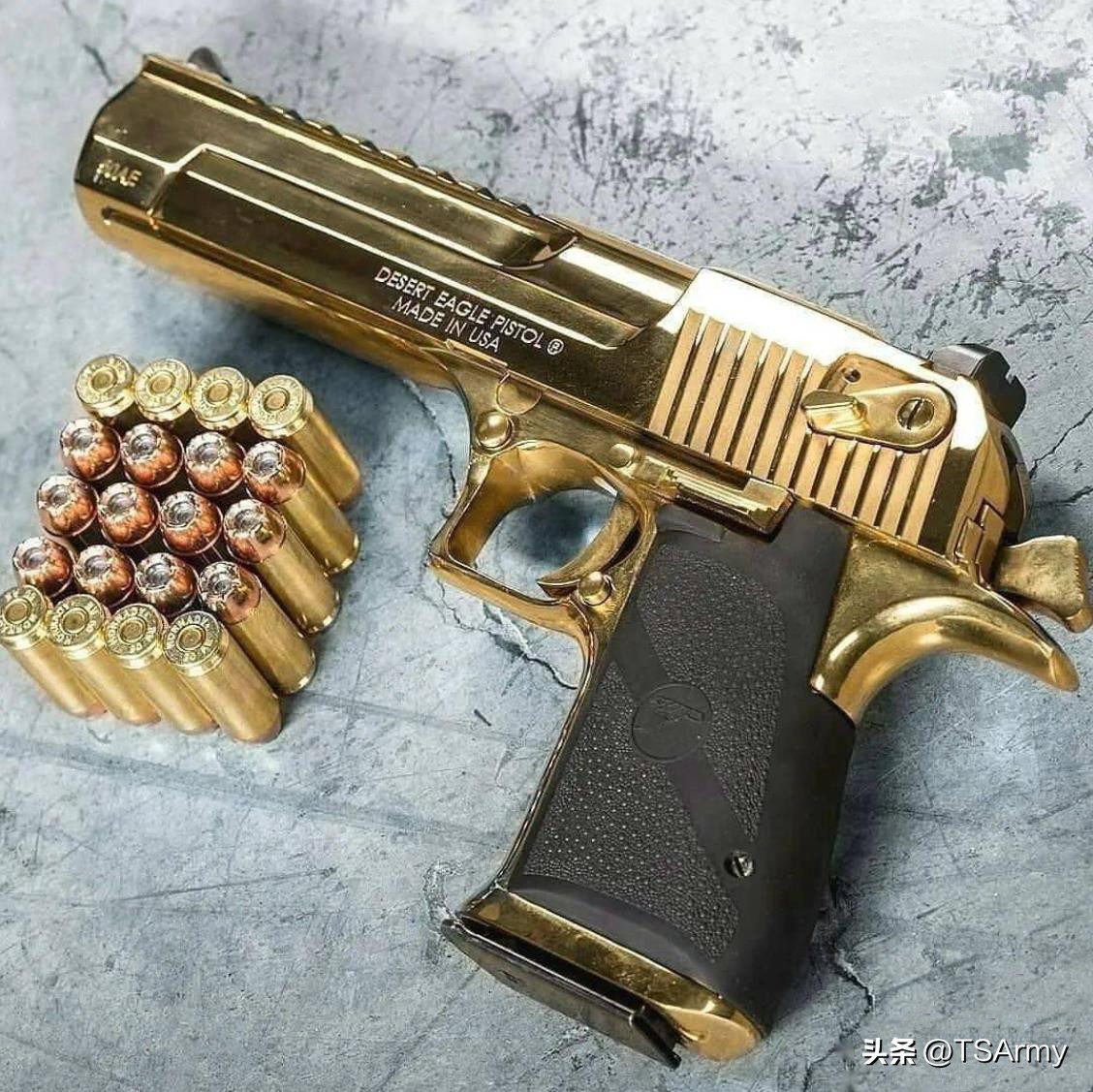容弹量最大的沙漠之鹰手枪,大威力顶级手枪沙漠之鹰
