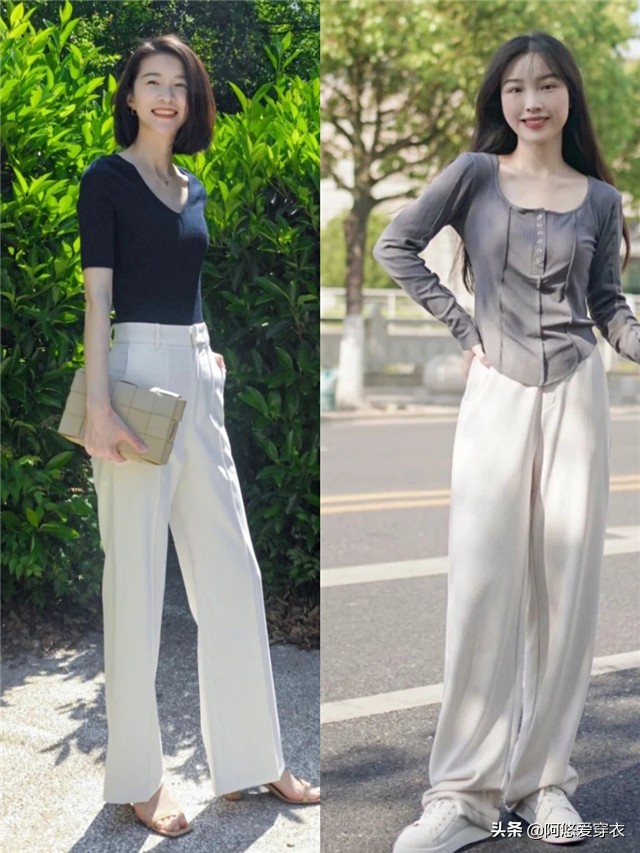 鲨鱼裤和阔腿裤哪个好看,鲨鱼裤和阔腿裤哪个更好搭