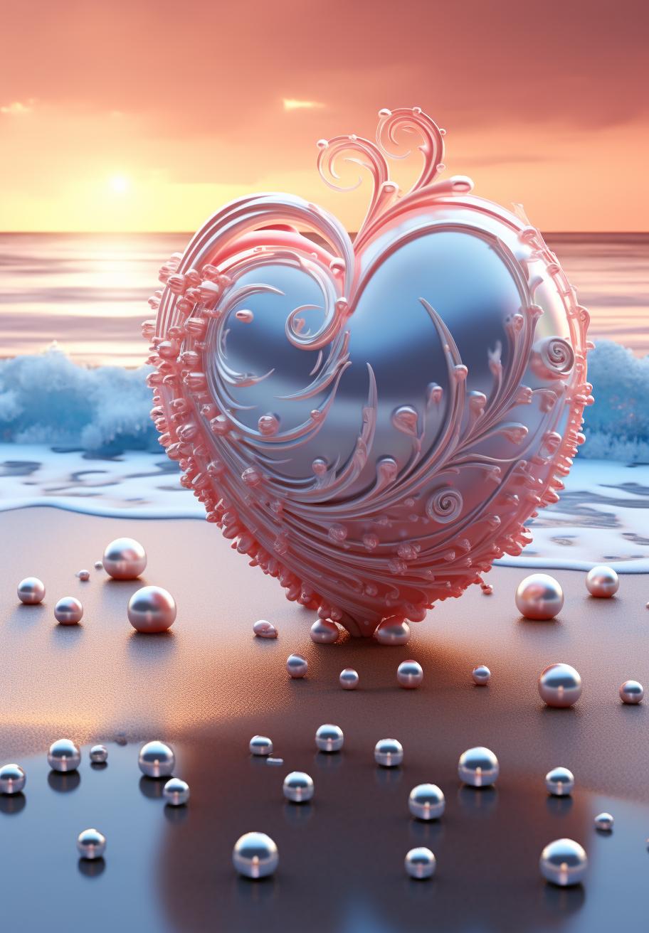 心形图片大全唯美简单,漂亮的心形图