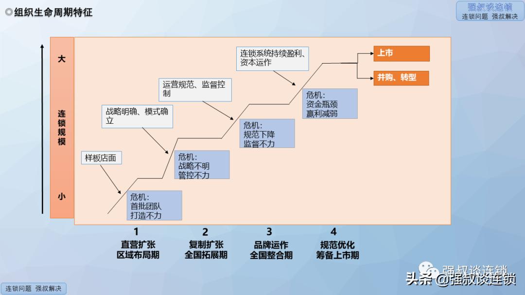 连锁组织结构及拓展部规划,连锁组织结构和发展阶段匹配