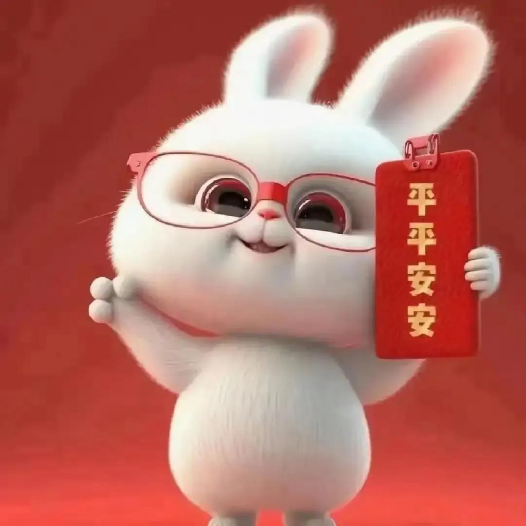 玉兔纳福迎新年大年初一拜大年2023年01月22日星期日正月初一