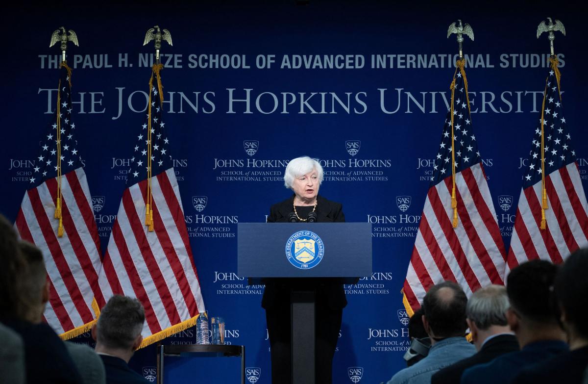 耶伦访问中国谈中国人民,耶伦访华中国外交部发言