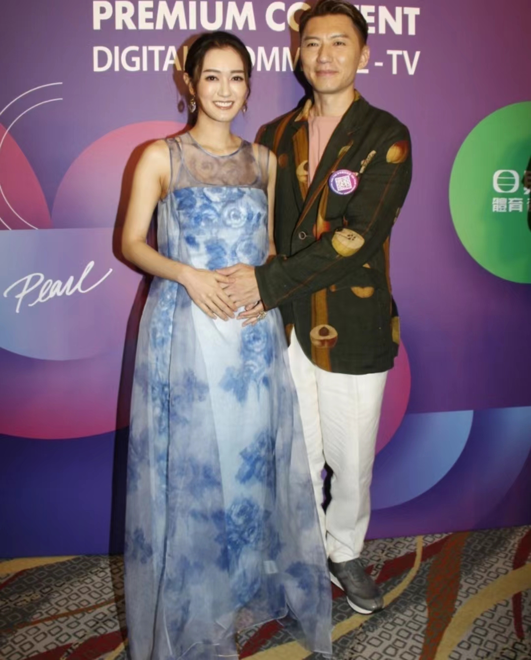 性别保密！TVB小花怀孕第4个月已明显见肚，已知男女但仍未要公开