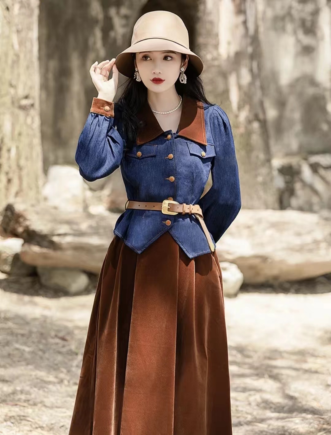 秋冬穿搭六个系腰带方法,时尚小技巧欧美风穿搭腰带系法