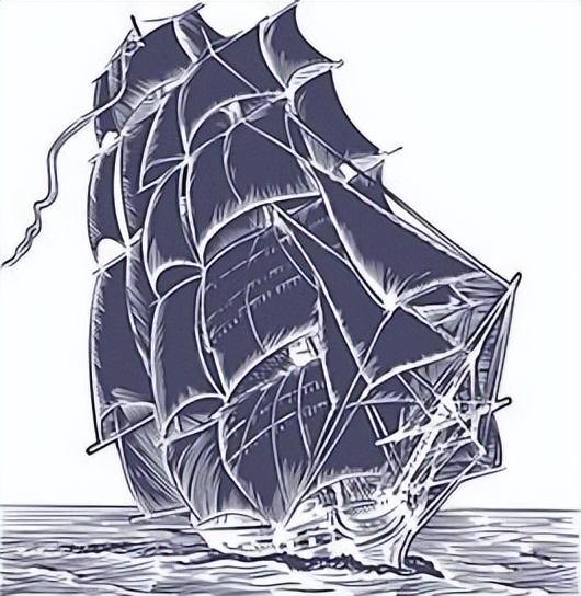 中国首创风帆动力船,中国第一艘大帆船