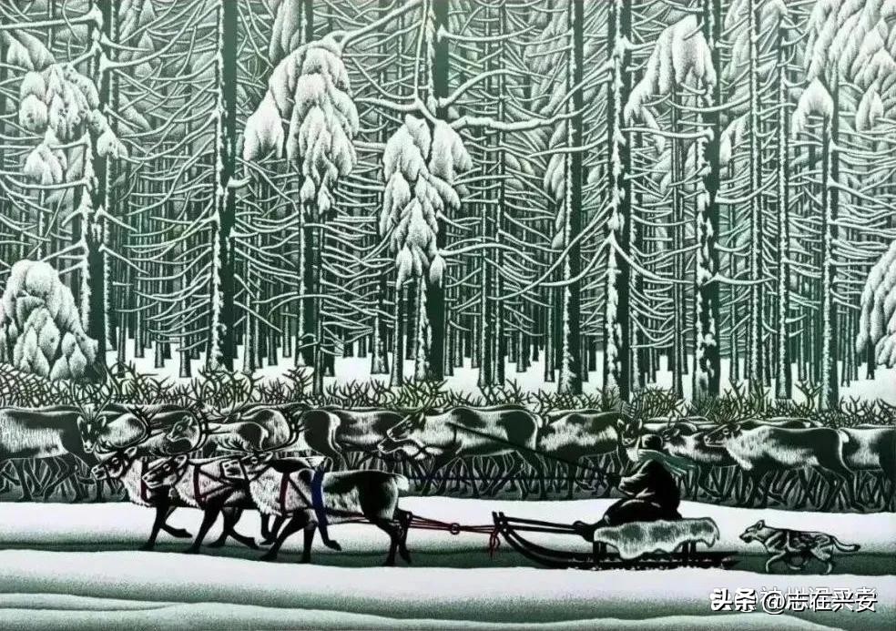 张士勤艺术作品,张士勤木刻作品欣赏