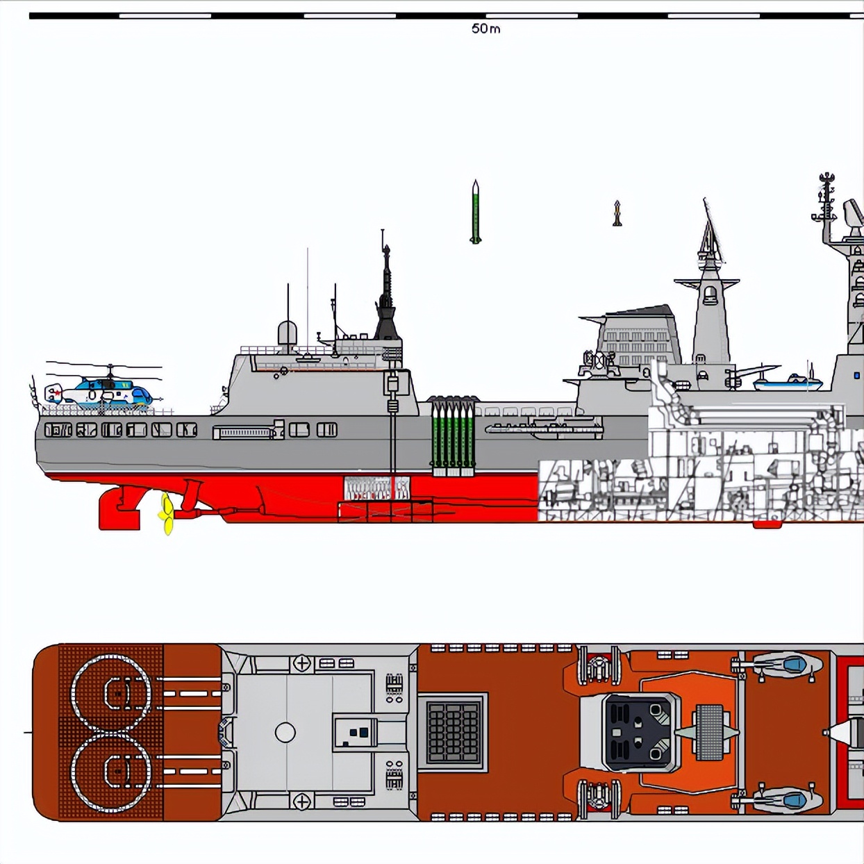 中国先进反潜战舰,现代战舰1150型反潜舰