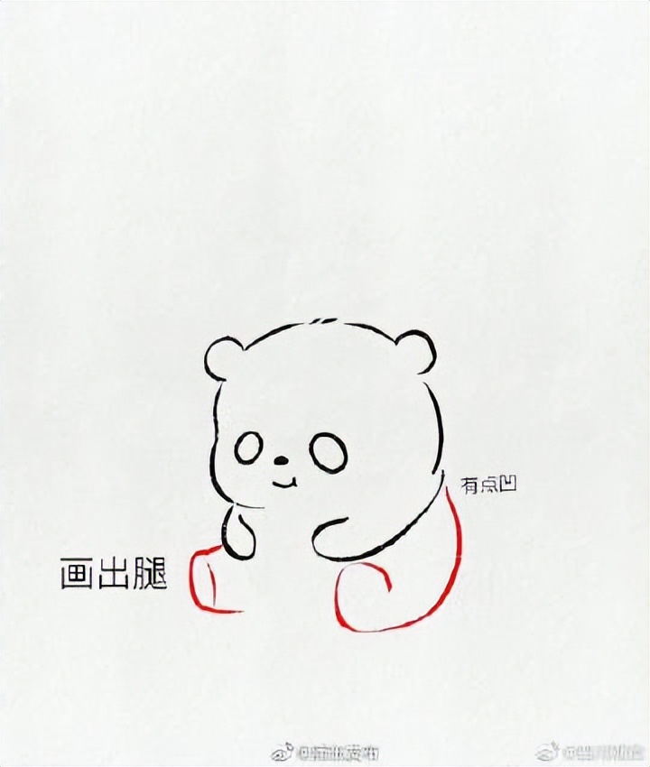 简笔画大熊猫图片大全大图,可爱q版大熊猫怎么画简笔画
