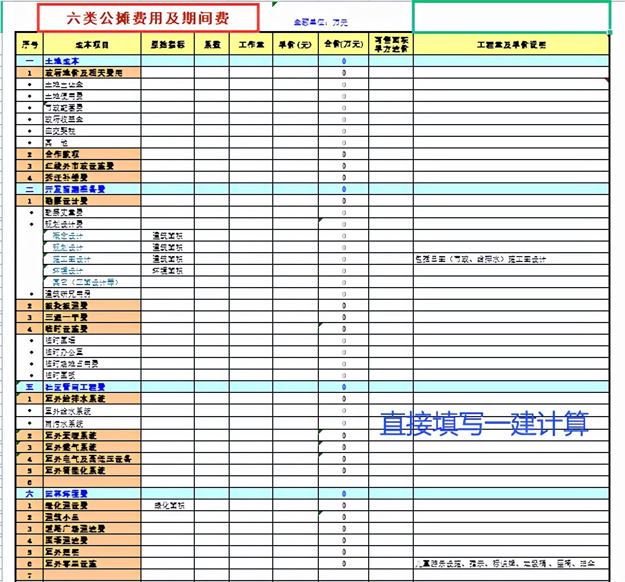 excel表格自动计算成本和利润,工程项目成本分析表excel