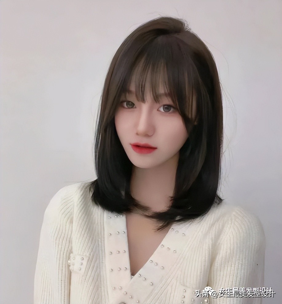 高冷齐肩发又酷又飒图片,超a超飒的女生齐肩短发