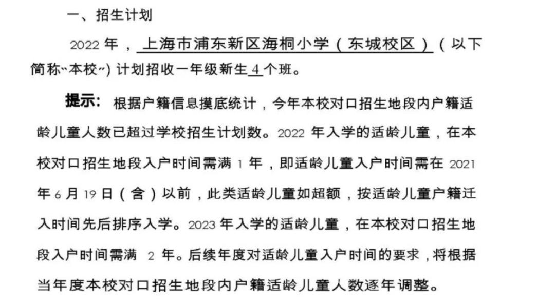 2022上海公办小学超额预警,上海公办2023超额预警的小学