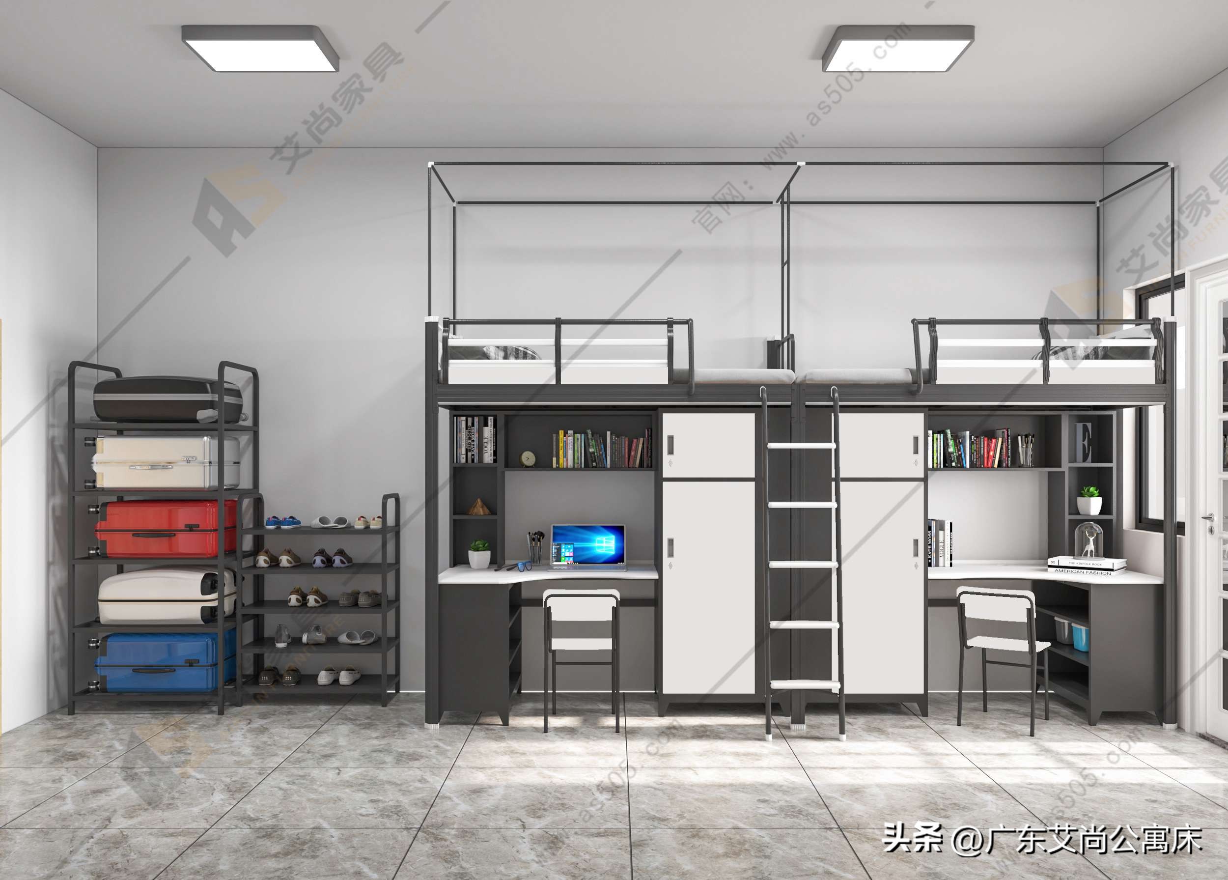 学生宿舍床上桌买多少尺寸的合适,学校宿舍床的标准尺寸