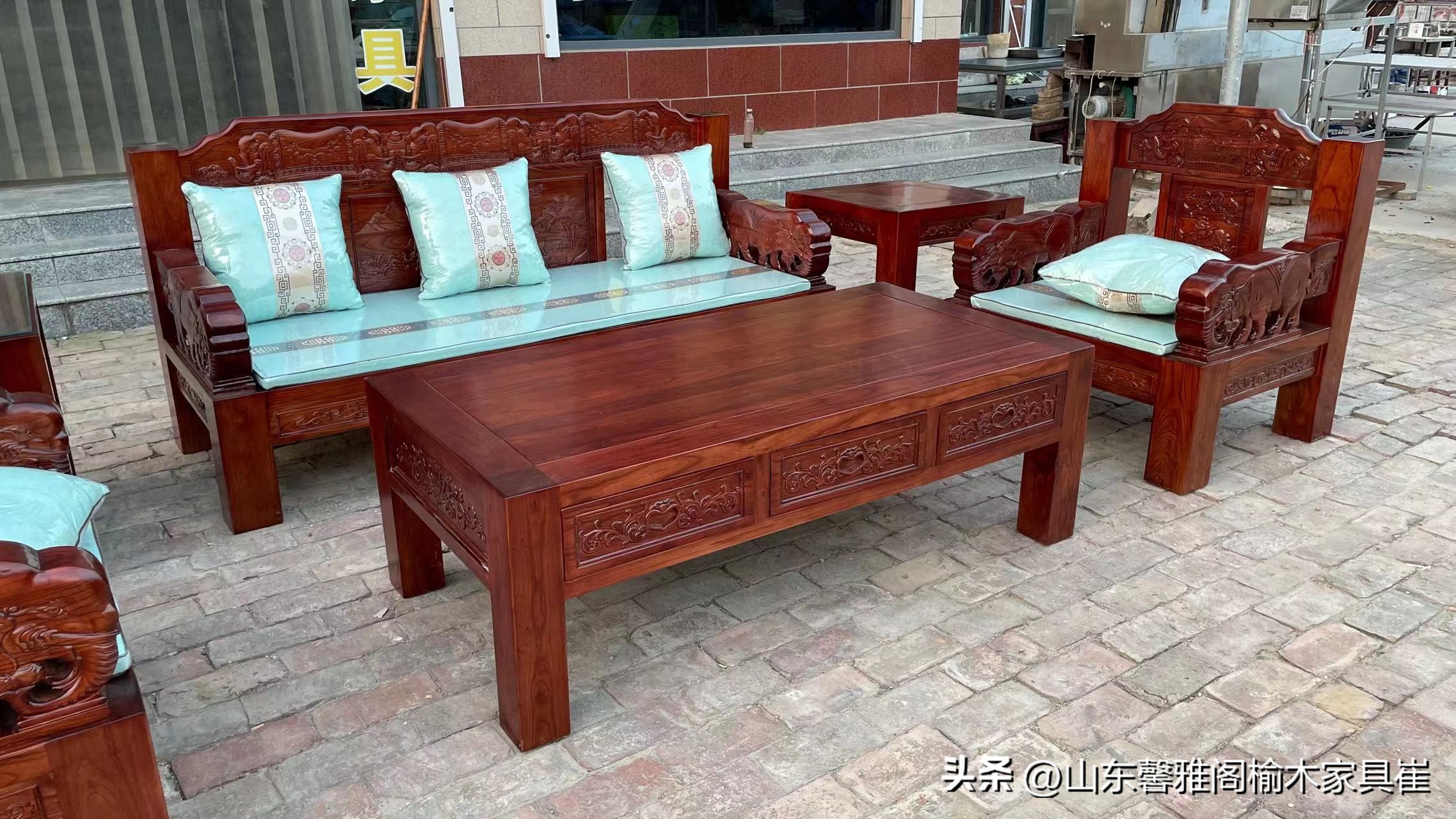 结实耐用的实木小型沙发,实木沙发全榫卯