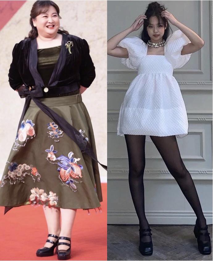 贾玲穿的鞋子品牌,贾玲今年春节穿的鞋