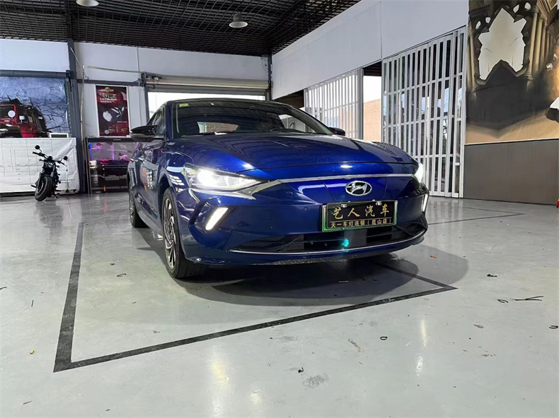 现代菲斯塔车灯怎么调,现代菲斯塔日间行车灯改成大灯