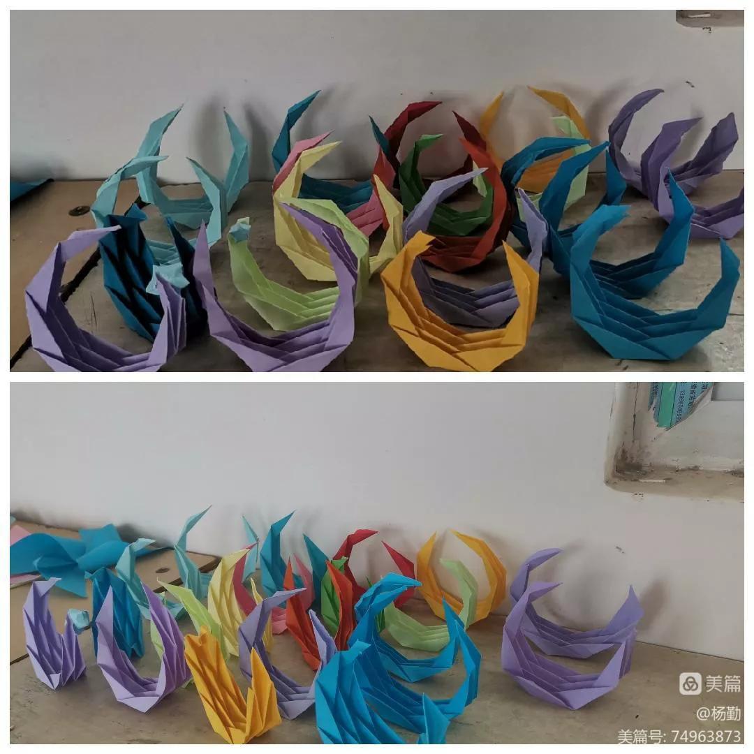 滔河乡中小巧手手工制作社团:折轮“弯月”伴你入眠