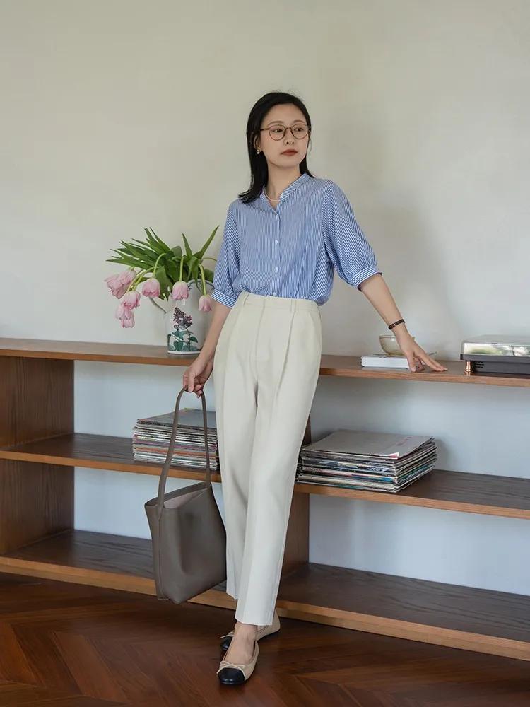 白衬衫西装裤怎么穿搭显高级,3个搭配思路把衬衫穿得更有范儿