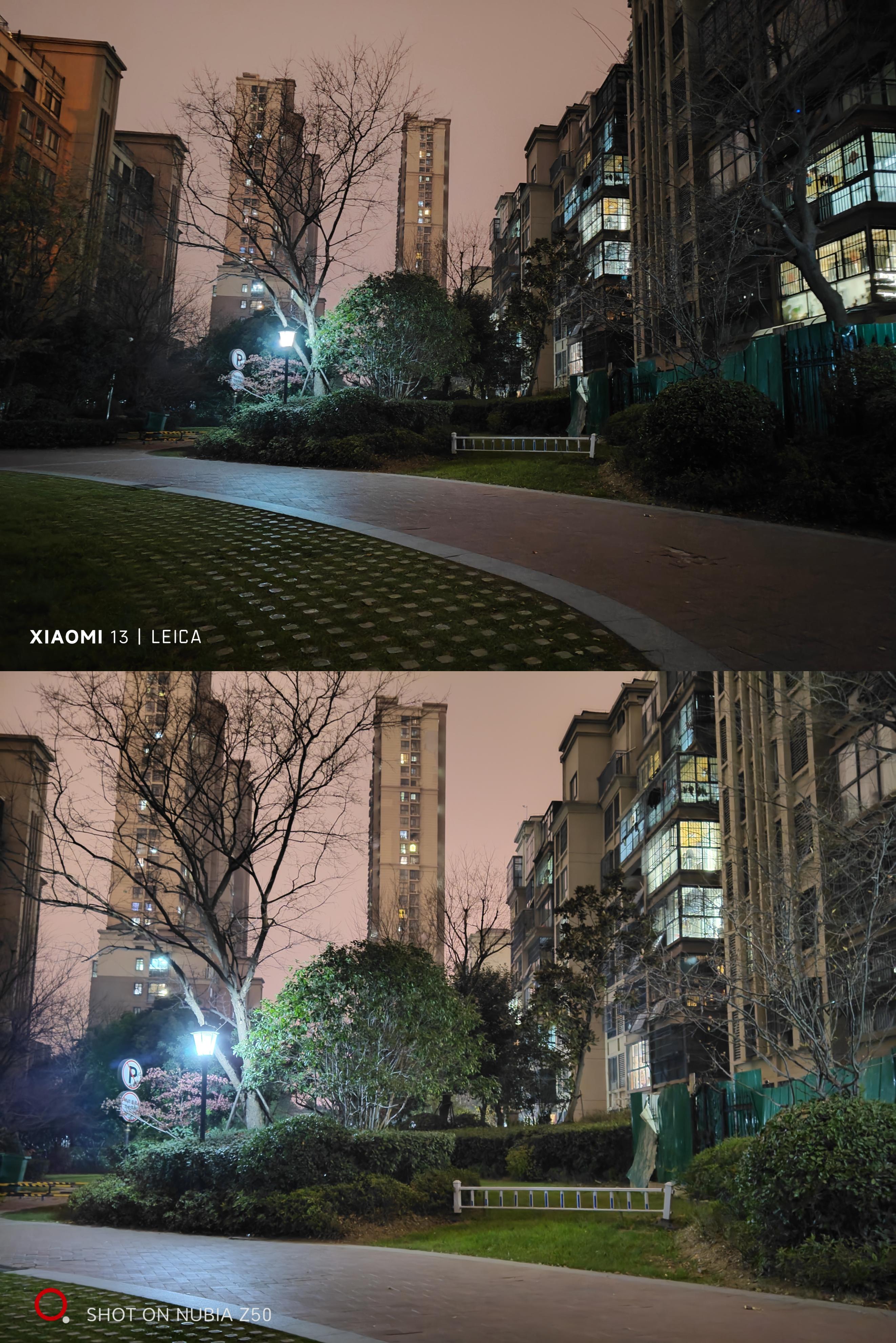 努比亚z50和小米13拍照对比视频,骁龙8gen2同海思麒麟9000对比