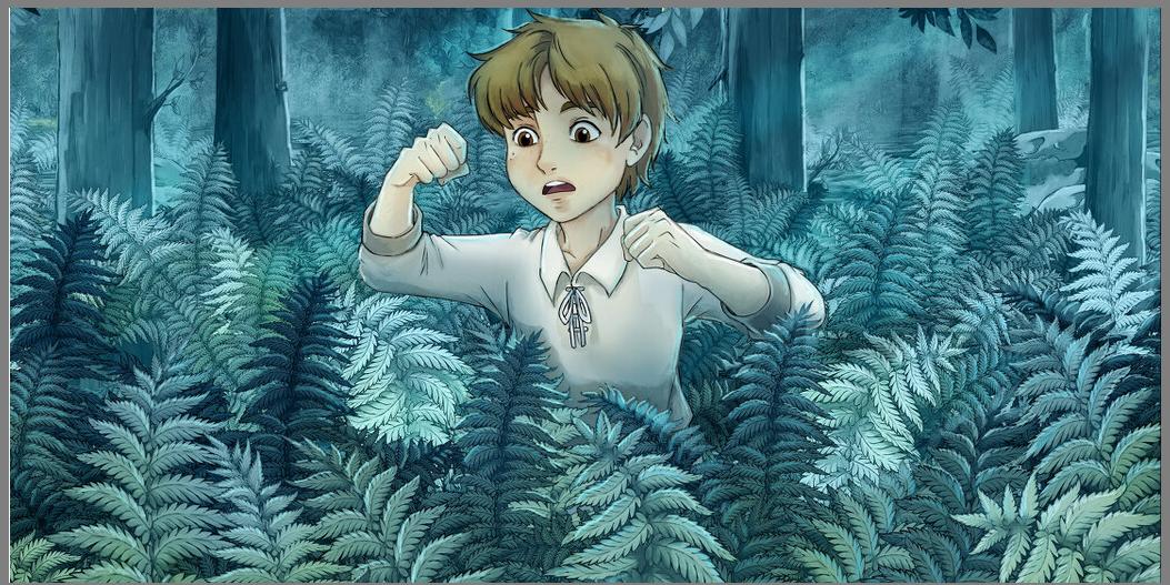 故事：小伙爬巨树进入巨龙巢穴，拯救公主于危难之中.