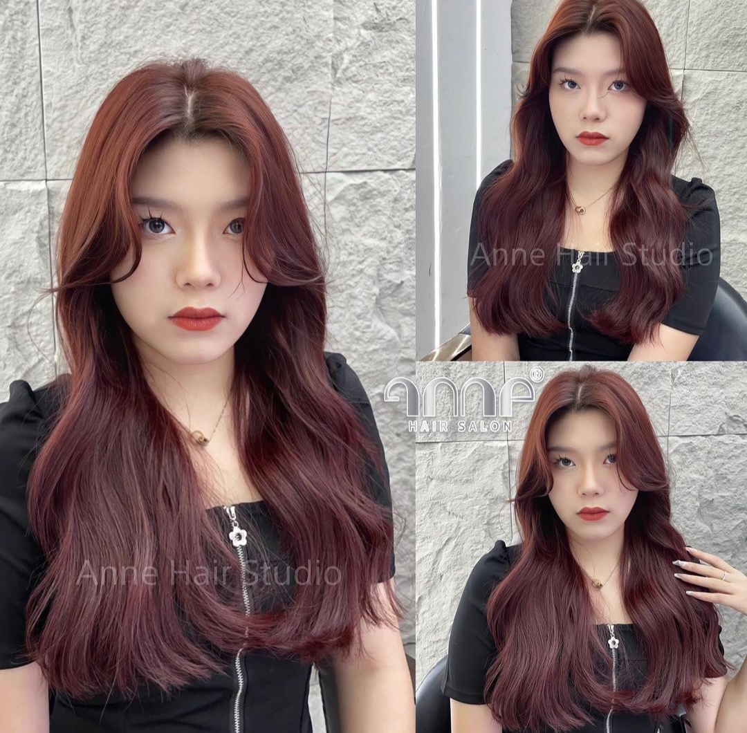 红色头发女生,红色头发动漫