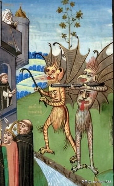 奇葩的中世纪画,欧洲大师绘画手稿欣赏