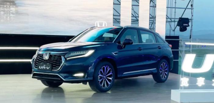 2023本田urv中控屏调节,本田urv顶配带屏幕