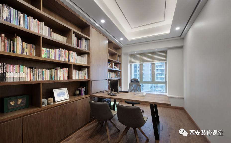 书房书架什么颜色最好,书房的书柜什么颜色最舒服