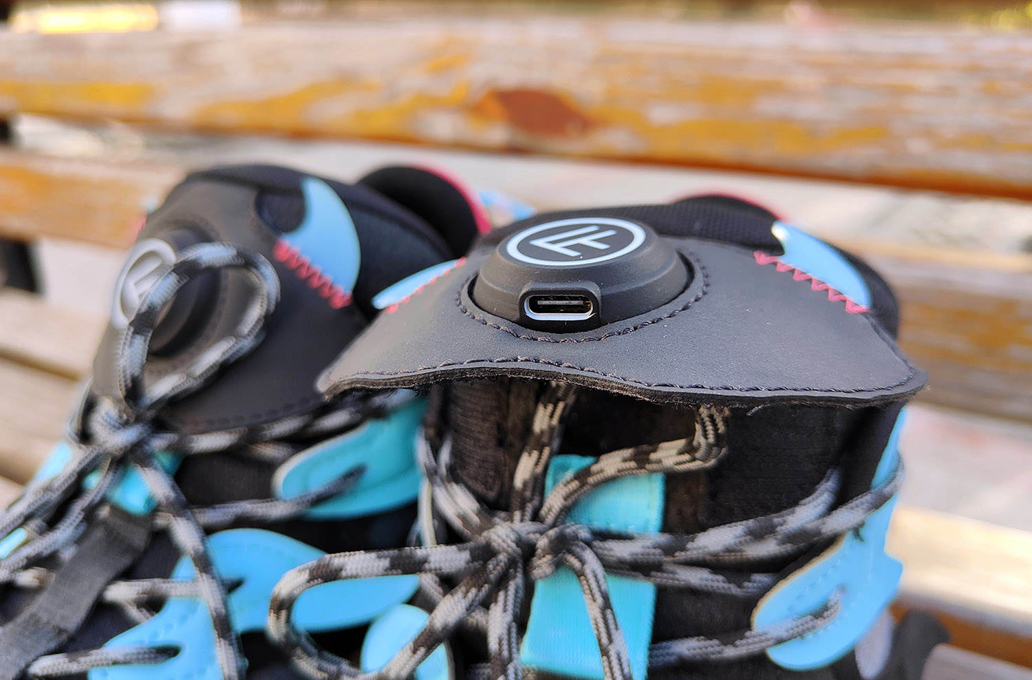 热风银色老爹鞋测评,带电加热鞋