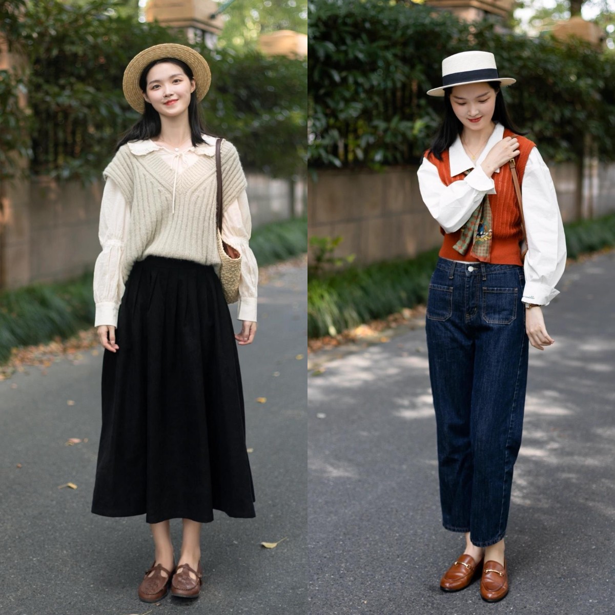 女士衬衣太大了要怎么穿才好看,中年女性衬衣怎么穿