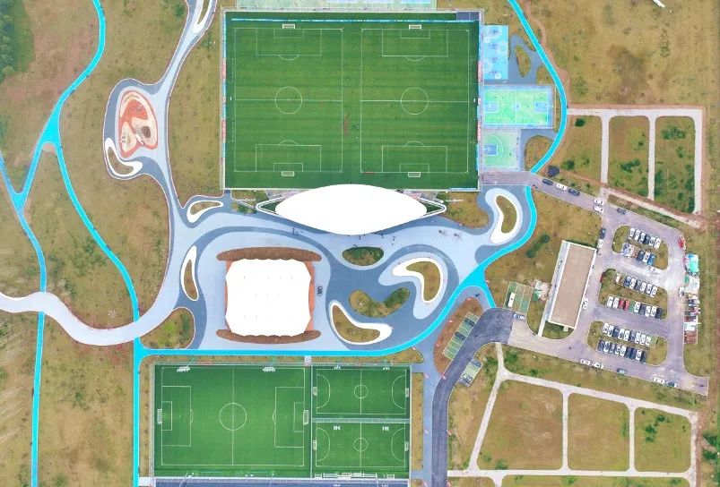 沣东足球运动公园何时开园,沣东足球中心周围规划