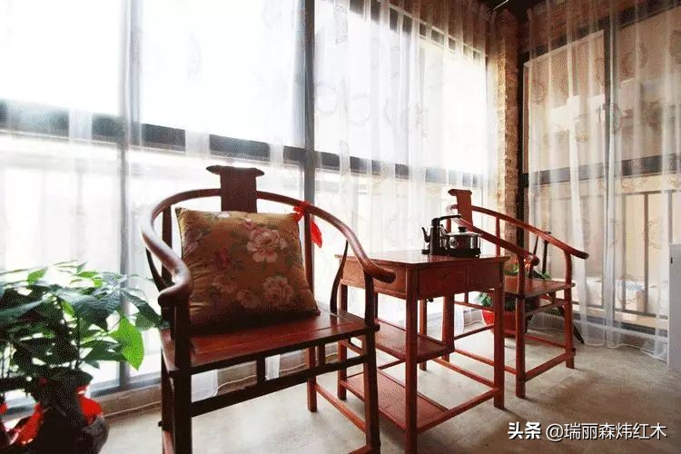 红木适合小户型,小户型红木搭配