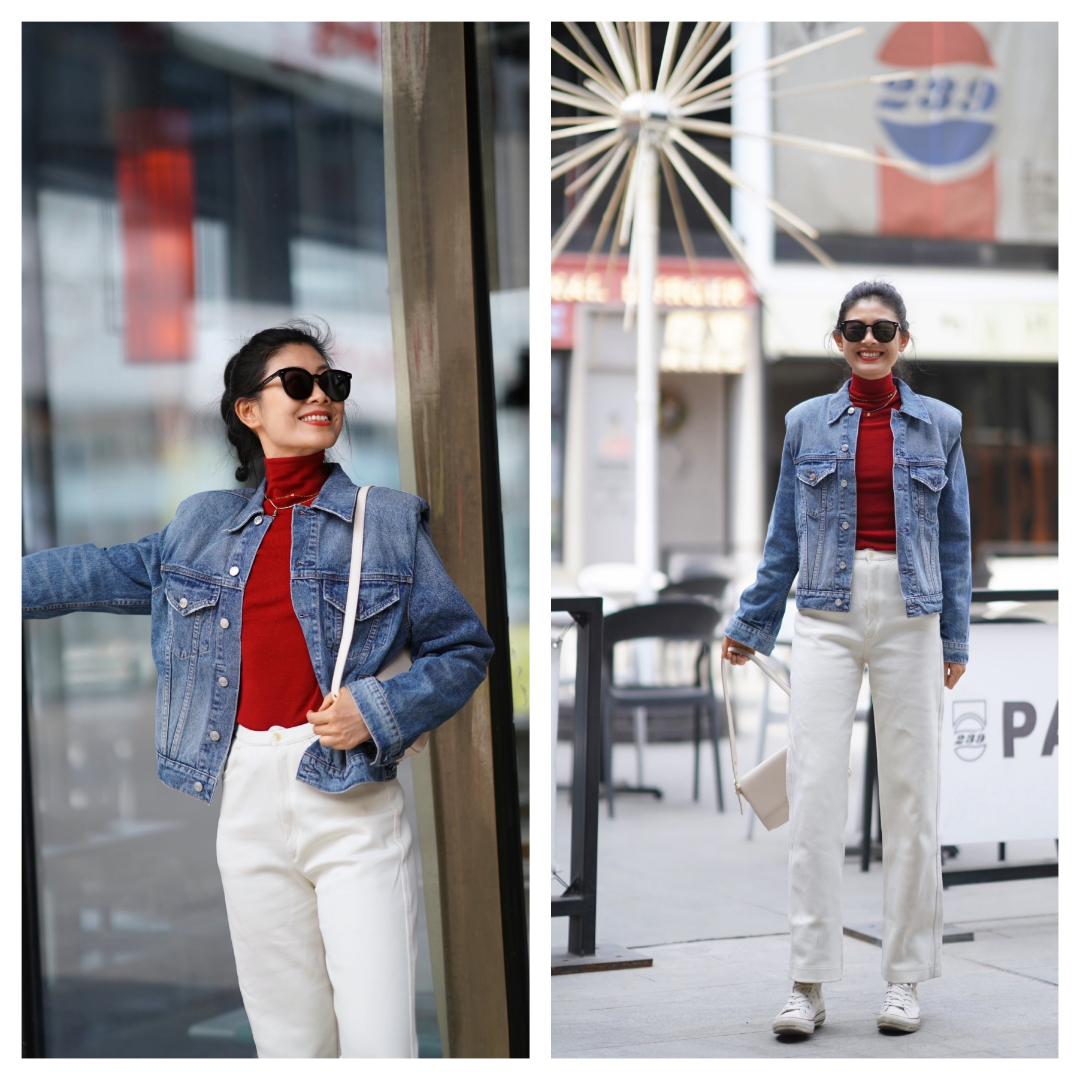 充满春天气息的穿搭,穿搭色彩的变化也在慢慢唤醒春天