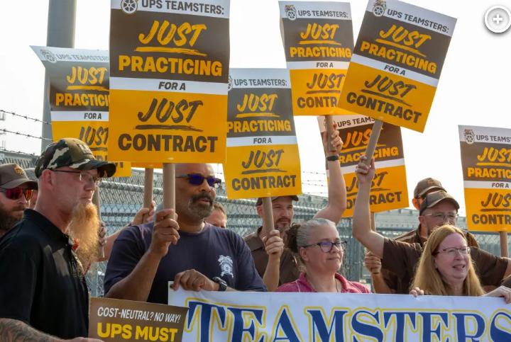 谈判破裂!34万UPS卡车司机将进行美国10年最大*工罢**?