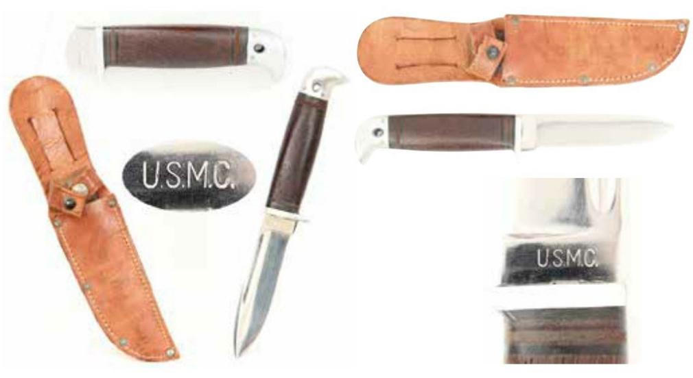 二战美国海军陆战队匕首,二战美军陆战队武器