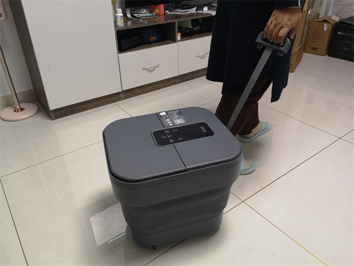 hith折叠电动足浴盆,hith智能折叠泡脚桶