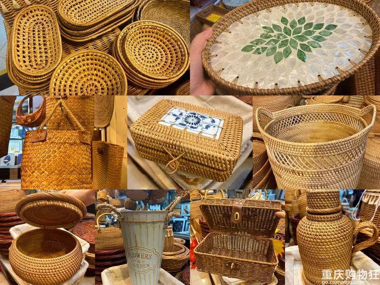 重庆哪里有藤编工艺品,重庆解放碑藤编市场