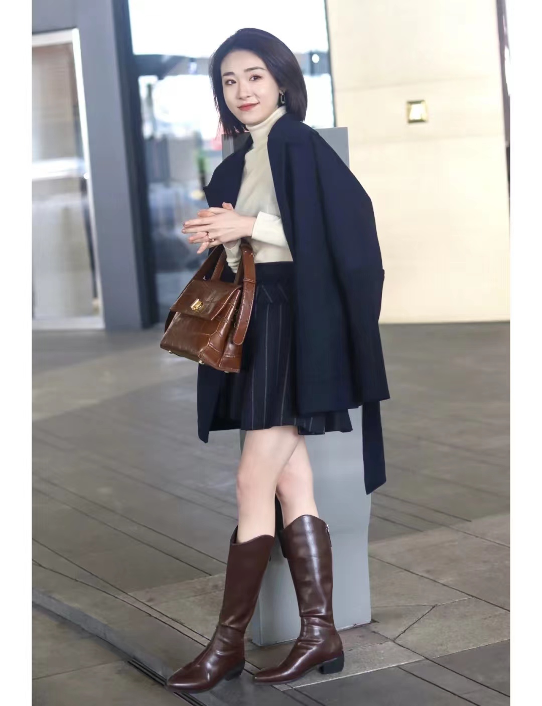 显高又显瘦的长筒靴,显瘦百搭又好看长筒宽靴