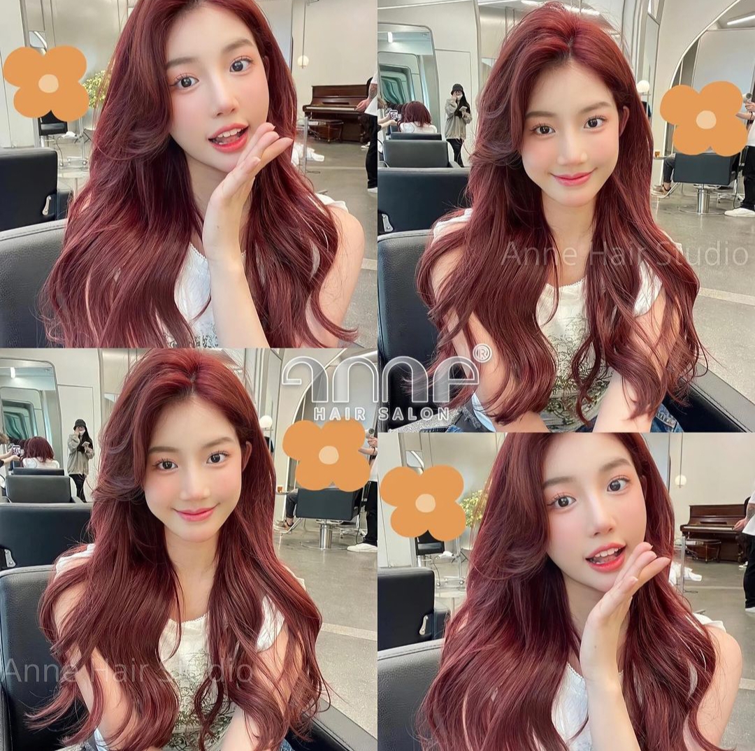 红色头发女生,红色头发动漫