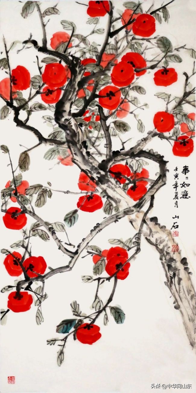 吴山石画作欣赏,画家吴山石作品欣赏