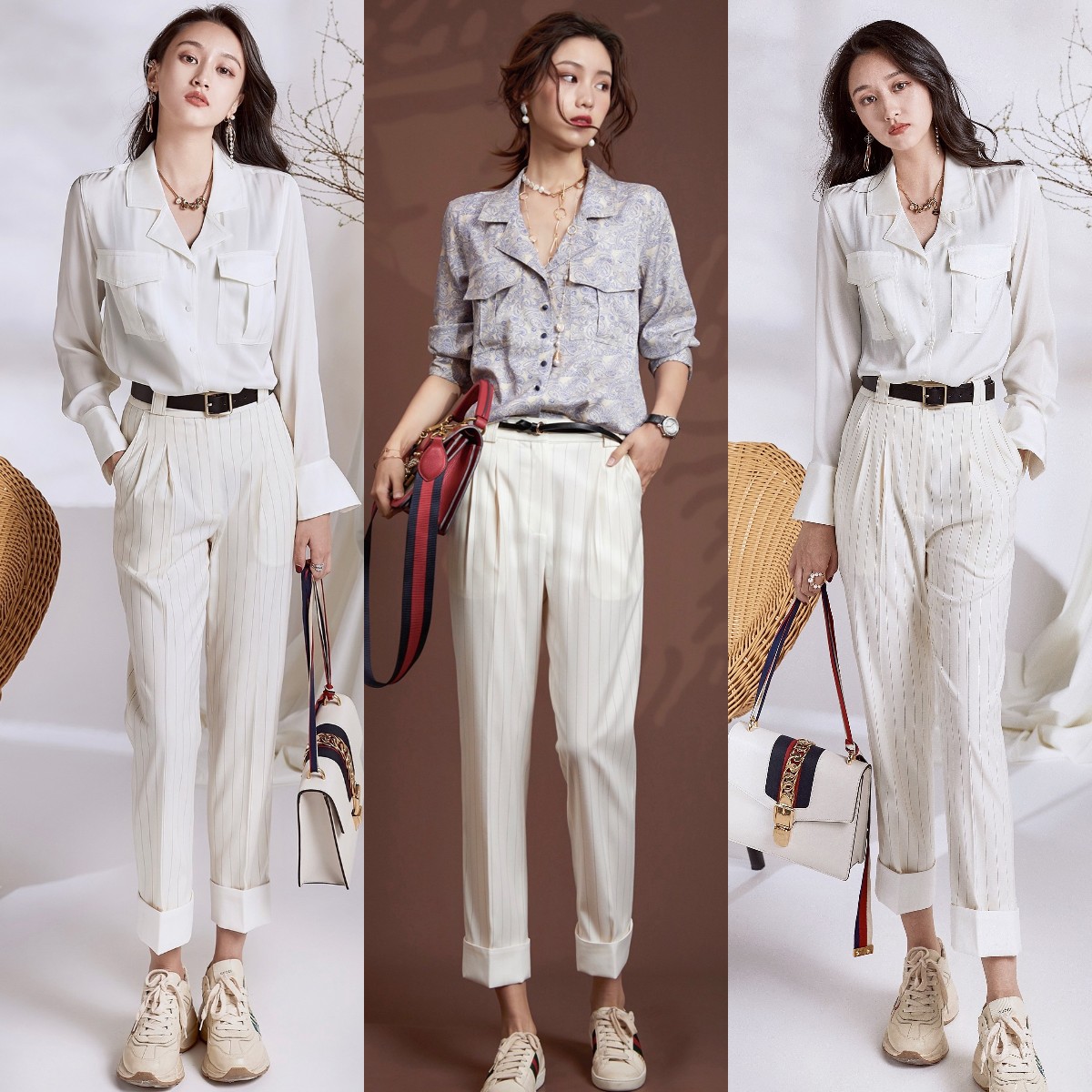 小个子显高百搭裤子分享,小个子穿什么裤子显个子高腿长