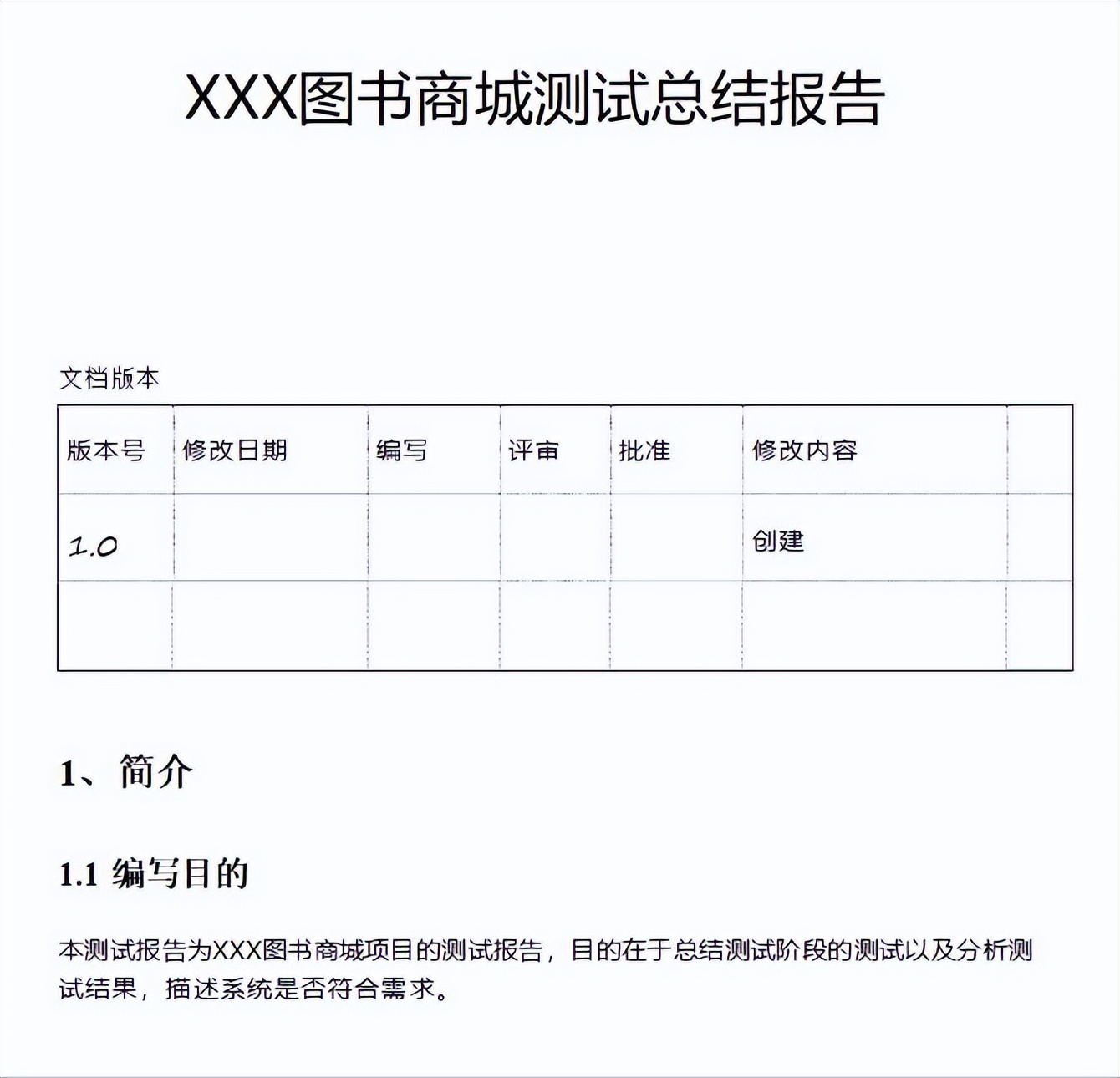 产品测试报告模板,测试报告模板编写
