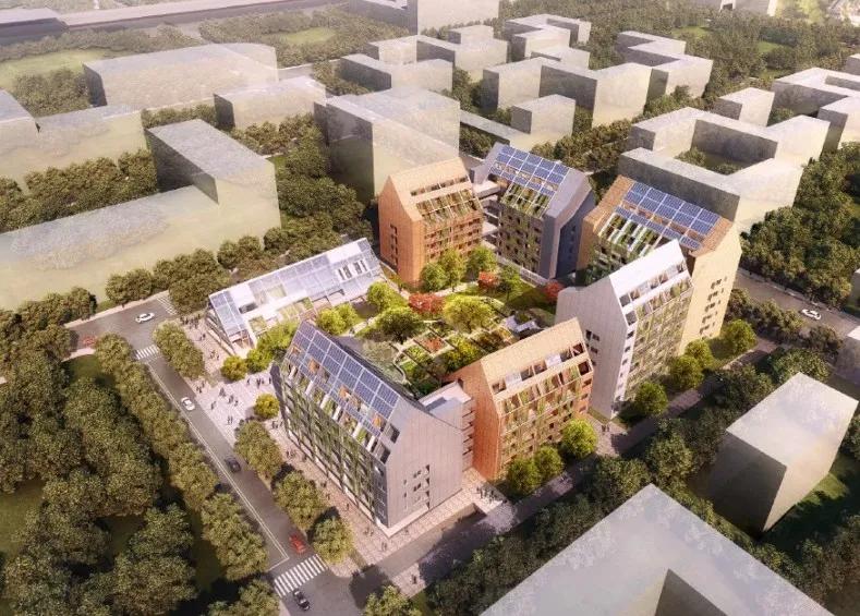 零碳排、零废弃、以租代售的模块化新型小区，还能种菜养鱼