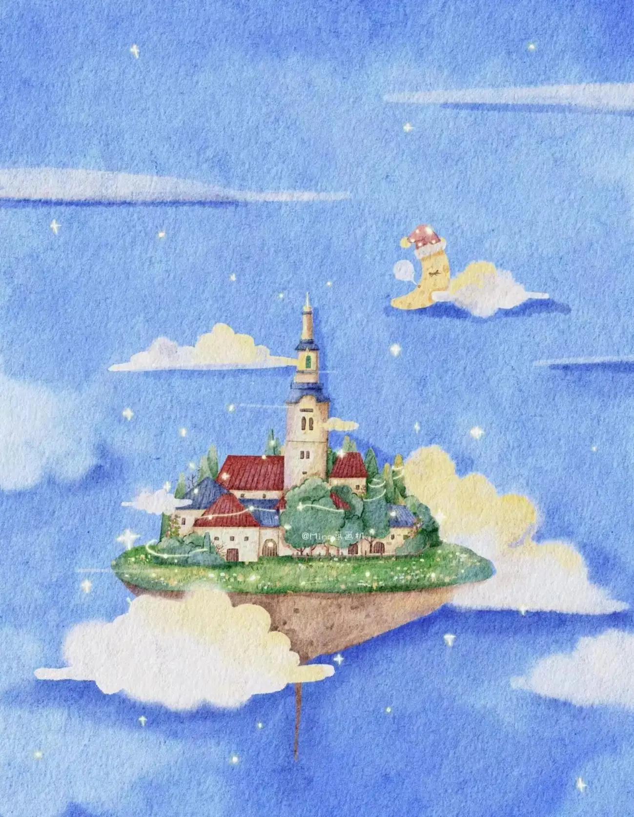 一组极具个人风格的插画,一组很有意境的插画