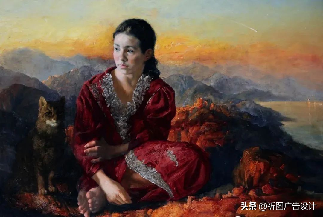 俄罗斯画家笔下的少女,俄罗斯油画人物写真