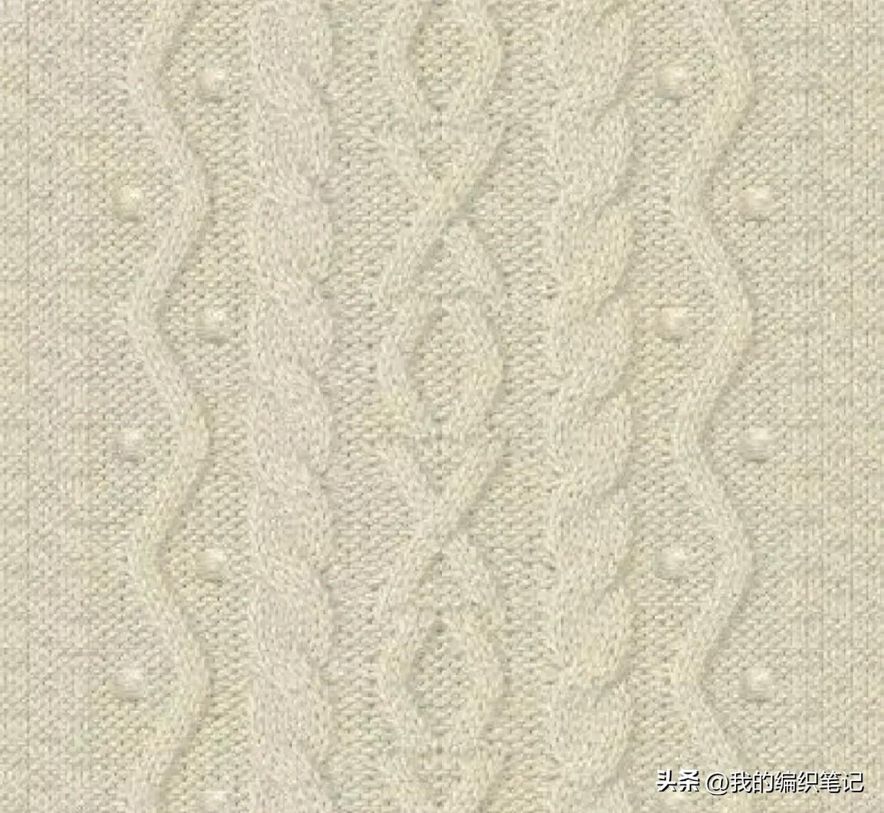 非常实用的棒针编织花样图解图片,编织棒针花样全教程