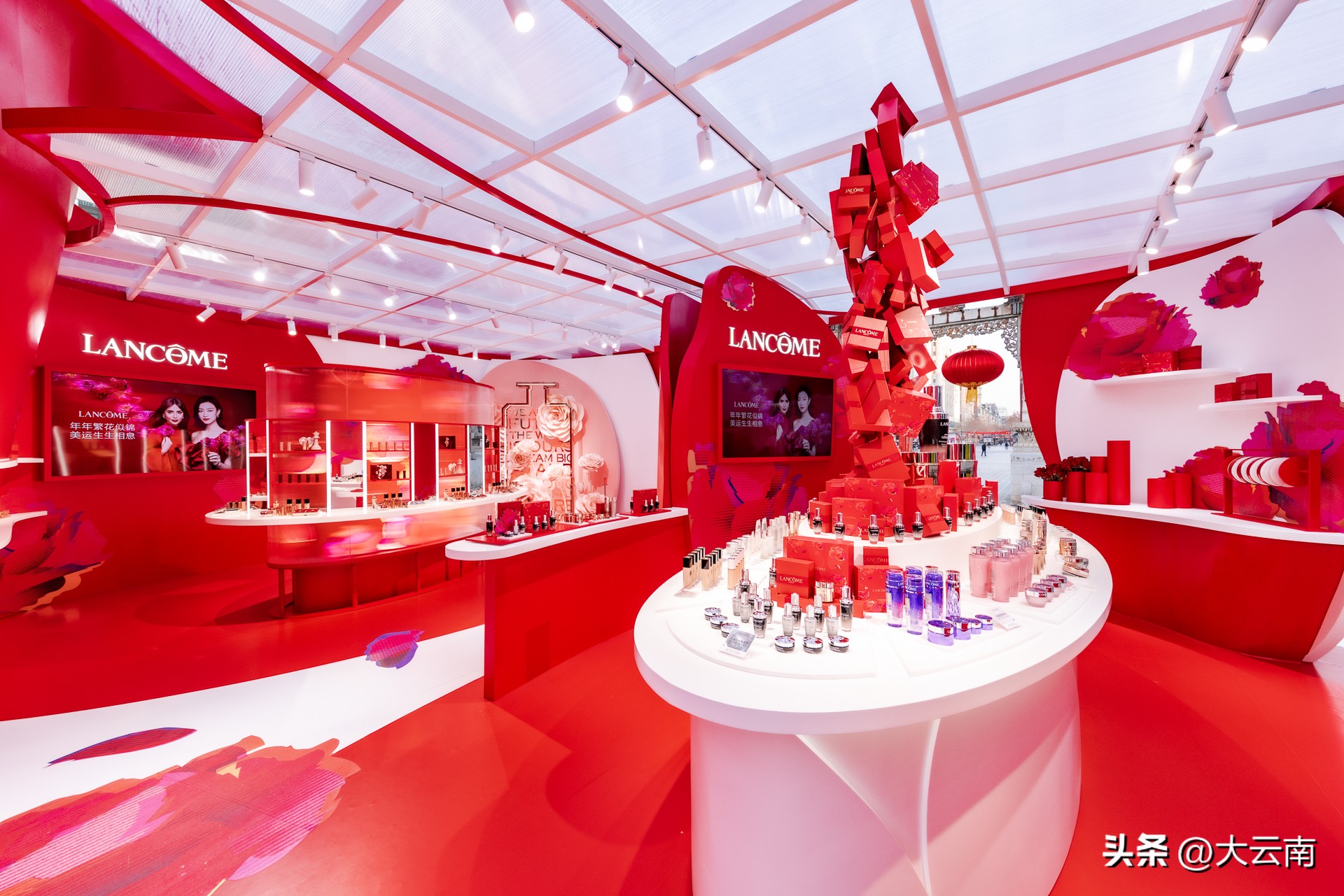 昆明兰蔻快闪店,兰蔻昆明新春游园会